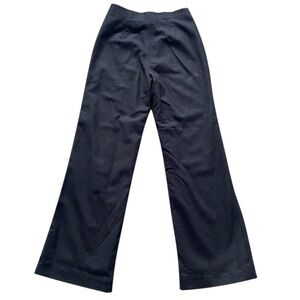 Banana Republic High Rise Straight Flat Front Lined Wool Pants Size 2 Black